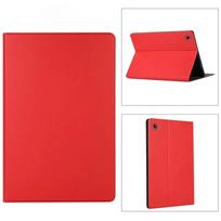 Dėklas Samusng Galaxy Tab A8 10.5'' (2021 m) SM-X200 SM-X205 Odinis PC Galinis Dangtelis Stovas Automatinis Miegojimas Išmanusis Magnetinis Atverčiamas Dangtelis Tab A8 X200 10.5 raudona