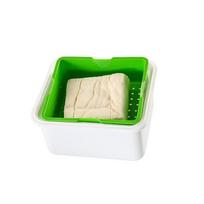 Tofu Press For Enhanced Tofu Flavor, Portable Tofu Press For Firm/Extra Firm Tofu, Tofu Presser Speed Up Removing Water Tool žalia
