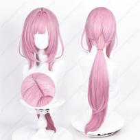 Elysia Cosplay Perukas 80cm/110cm Ilgas Rožinis Mišrios Spalvos Perukas Karščiui Atsparus Sintetinis Plaukas Helovino Vakarėliui Vaidmenų Žaidimui Perukai as the picture-