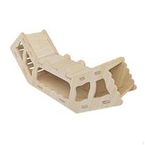 Hamster Burrow Tunnel Cave Ramp Climbing Hideaway Multi Chamber Design for Gerbils