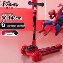 Disney Žmogus-voras Vaikams paspirtukas su mirksinčiais ratukais