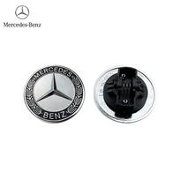 Automobilio logotipas Priekinės variklio dangčio emblema Metalinė plokščia ženklelio aksesuarai Mercedes Benz AMG E S C A B klasėms GLE GLS CLS GLC CLA GLA GLK