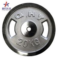 Electroplated Cast Iron Barbell Plates