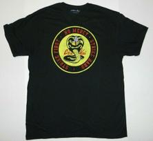 26 Karate Kid Cobra Kai Show Strike First No Mercy Black Tee Shirt New Unisex T-Shirt XXXXL