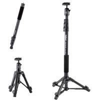 Velbon Pole Pod EX Ball Head AZ Monopod with Lever 23mm Leg Ball Camera Includes Carrying Quick Release Plate Aluminum Convertible to Tabletop Tripod juoda