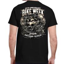 T-Shirt 2026 Bike Week Daytona Beach Wolf No Harley S