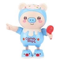 Lights Led Electronic Pets Pig Dancing Toy Swing Can Twisting Pig Cartoon Animal Music Plastics Early Education Toys