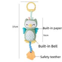 Soft New Stuffed Animal Rattle Hand Grip Baby Toys Shaker Crinkle Squeaky Sensory Travel Accessories For Toddler Toy Gifts