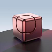 Cube Edc Hand Fidget Spinner Metal Spinning Top Tip Fingertip Gyro Office Desk Stress Reducing Toys Anti Anxiety For Children