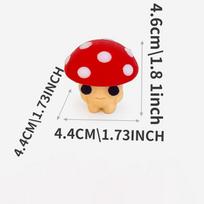 3D Mini Printed Mushroom Turtle Clicker Keycap Press Decompressor Fingertip Stress Easing Venting Toys Fun Creative Toys