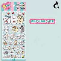 Chiikawa New Sticker Creative Drop Glue Stereo Sticker Cute Decorative Computer With Diy Decorative Stickers Gifts