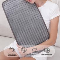 Programmable Electric Heating Pad With Safety Design Soft Crystal Flannel Heated Blanket For Home Office Cold Weather sidabras