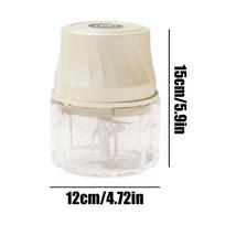 Mini Chopper Rechargeable 350ml Kitchen Gadgets Food Mincer Electric Food Processor For Puree Vegetable Meat Chili Ginger Fruit smėlis
