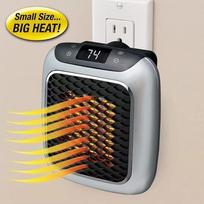 Mini Heater Home Small Heating Fan Office Desktop Heater Low Noise sidabro pilka spalva