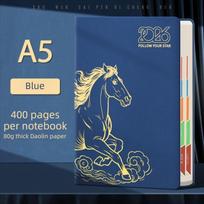 PU Leather Office Journal Diary Notepad Stationary Time Management Planner  Business mėlyna