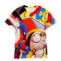 The Amazing Digital Circus T-shirts Anime Amazing Digital Circus Kids Cosplay 3D Printed Tshirt For Boys girls shirt 100