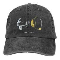 Pure Color Dad Hats Daft Punk Electronic Music Band Tribute Helmet Art Essential Women's Hat Sun Visor Baseball Caps Peaked Cap S įvairiaspalvis