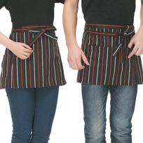 Kitchen Short Half Waist Apron Women Waitress Antifouling Work Bar Pub Cafe Cooking Men Short Waist Aprons