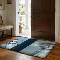 AAlice In Borderland Floor Mat Soft Flannel Absorbent Mat Non-Slip Rug Home Bedroom Bathroom 40cm x 60cm