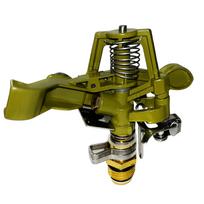 360° Kirsite Adjustable Pattern Rain Bird Garden Impact Sprinkler Agricultural Lawn Brass Spray 4' Nozzle 10-15m Water Distance