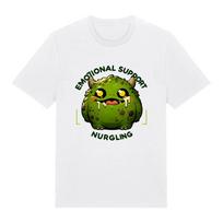 Emotional Support Nurgling T Shirts Wargamer T-Shirt Warhammer 40k Cotton Tees Unisex Tops S įvairiaspalvis