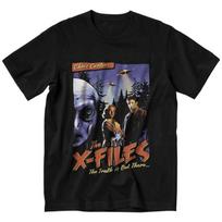 Retro marškinėliai Filmas X failai Marškinėliai Šlykštus Komiksas Mulderis Scully Dana Fox Atvejai Marškinėliai TV Tiesa Yra Ten Marškinėliai Unisex Marškinėliai S įvairiaspalvis