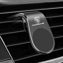 Magnetinis automobilinis mobiliojo telefono laikiklis, oro išleidimo angos laikiklis, skirtas Porsche Panamera Cayenne Taycan 911 718 Macan Carrera-GT 928 Priedai juoda