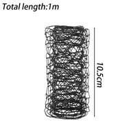 10/1M Hexagonal Wire Netting Mesh Chicken Wires Fence Floral Arrangements Garden Poultry Plants Flowers Protector Nets DIY Craft (Black,1M- (1Roll)) juoda