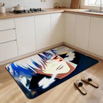 Cartoon Jujutsu Kaisen Floor Mat Non-slip Quick-dry Diatomaceous Earth Bath Mat, Absorbent Doormat 40cm x 60cm