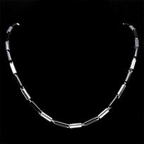 Vintage Black Silver Color Chain Link Necklace for Men Stainless Steel Hip Hop Fashion Male Boyfriend Gift Jewelry collar hombre