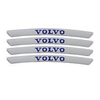 4pcs Aluminum Car Badge Wheels Rims Sticker Auto Accessories For Volvo Xc60 Xc90 V40 V60 S60 V50 V90 S80 C40 XC40 V70 Rdesign