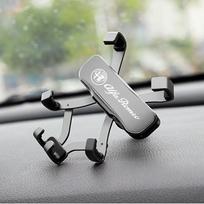 New Stlye Zinc Alloy Car Phone Holder Accessories For Alfa Romeo Giulietta GT 159 147 156 Mito Brera Giulia F1 Stelvio Volante
