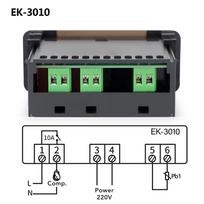 220V Digital Temperature Controller EK-3010/EK-3020/EK-3030 Refrigerator Refrigeration Defrost Thermostat Sensor EK-3010