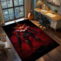 Gundam Anime Mecha Robot Rug Carpet Large Area Rug Non Slip Washable Floor Mat Gamer Room Bedroom Home Decor 60x90cm
