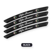 Car Styling 4Pcs Aluminum Wheel Rim Sticker Decal For Alfa Romeo Giulia Stelvio Giulietta 156 159 147 Mito Tonale Brera Disco