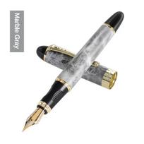 Jinhao X450 Fountain Pen Iraurita Nib Full Metal Golden Clip Luxury Pens Student Gift Stationery Office School Supplies (as the picture,M)