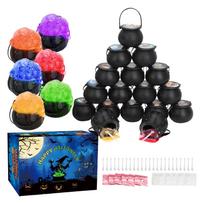 Halloween Potion Cauldron Slime Kit with Multiple Small Cauldrons and Slime Packets for Kids Science Activity and Party Favors One Size