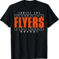 Vintage Flyers Ignite The Orange Retro Apparel T- Shirt 3XL