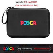 Uni Posca Multi-Colors Marker Pen Hangbag Set,Full Size Graffiti pinturas con pigmentación Mark On Shoes,Phone Case ,Tire, Paper