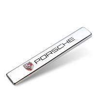 Automobilio 3D metalinis automobilio sparno bagažinės emblemos dekoravimo lipdukas Porsche Cayenne Panamera Macan 911 718 Taycan Boxster Cayman 918
