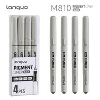 LANGUO 0.2/0.5mm Nib Size Pigment Liner Gel Pens Anti-smudge Water Resistant Fineliner Pens School Office Supplies Stationery