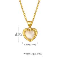 Vnox Multiple Round Heart Square Water Drop Small Pendant Necklace For Women Metal 45/50/55cm Chain Fashion Jewelry 45cm