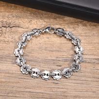 Vnox Cool Gear Round Link Chain Bracelets for Men,Machanical Lover Jewelry Gift, Stainless Steel Waterproof Sun Wristband