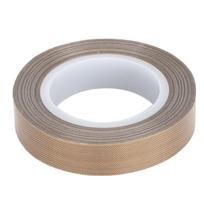 PTFE stiklo audinio juostos izoliacija aukštos temperatūros PTFE lipni juosta vakuuminiam sandarikliui impulsiniam sandarinimui 0.18x13mm / 0.01x0.51in