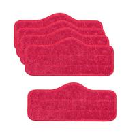 Pack of 5 Microfiber Steams Mop Pads Washable and Reusable for Schenley Cleaner Replacement Efficient Floor Cleaning