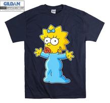 The Simpsons Family Character T-shirt Cool T shirt Men Women Unisex Tshirt 4013 4XL