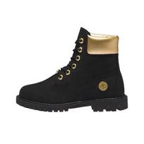 Timberland  6 Inch Premium Waterproof Boot Black Gold Women Sneakers TB0A5RRM-001 37.5