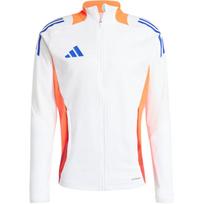 Adidas Tiro 24 Spalvų Blokų Dryžuotas Patogus Kvėpuojantis Treniruočių Bėgimo Striukė Vyriška Striukė Balta JF4196 L