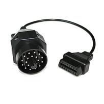 For BMW 20-Pin OBD2 16-Pin Female Connector E36 E39 X5 Z3 OBD OBD II Adapter for BMW 20-Pin OBD2 Car Diagnostic Conversion Cable