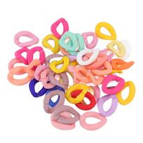 50 Pcs Chain Link Colorful Detachable Acrylic Open Chain Link   Jewelry Making Chain Buckle Decoration